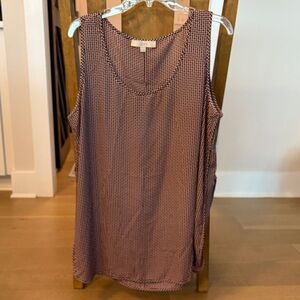 LOFT sleeveless top EUC!